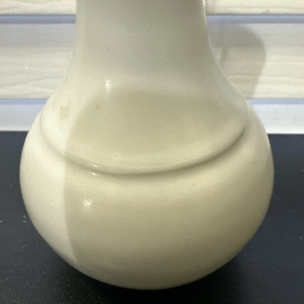 Vintage Glazed‎ Art Studio Pottery Handmade Signed Bud Vase Blue Brown Floral